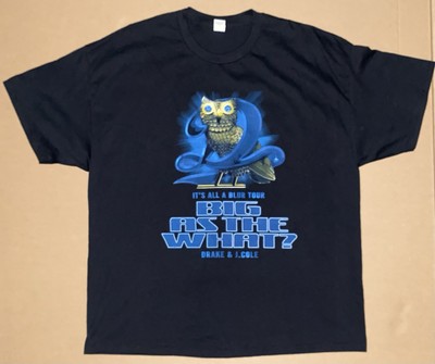Streetwear It's All A Blur Tour Drake & J Cole Rap Tee T-Shirt Men s Size 2XL