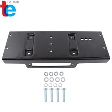 10" x 4.5" Universal Winch Mounting Plate Heavy Duty Steel 15000lbs Capacity