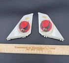 GI Joe Skystriker XP-14F Tail Fin Wing Pair 1983 Figure Vehicle Left & Right