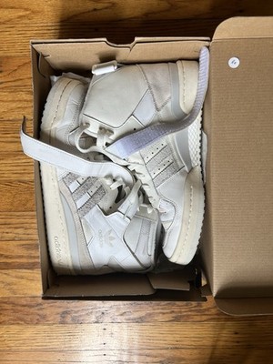 Adidas Men s High Top Forums White/Grey (9.5 U.S.)