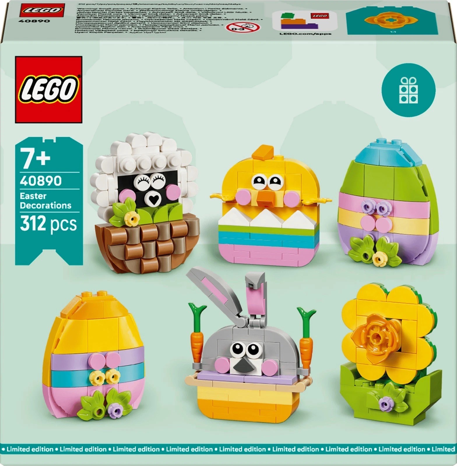 LEGO 40890 Easter Decorations - Limited Edition  New and  Sealed