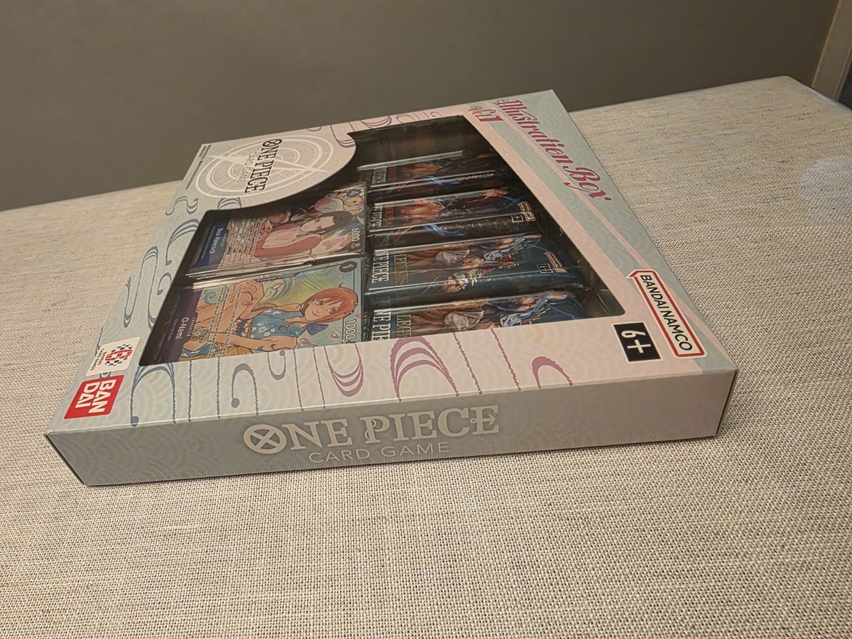 bandai trading card games one piece illustration box volume 1 Premium Acrylic Case for One Piece Booster Box OP-01-02 (Original) with Magnetic Top