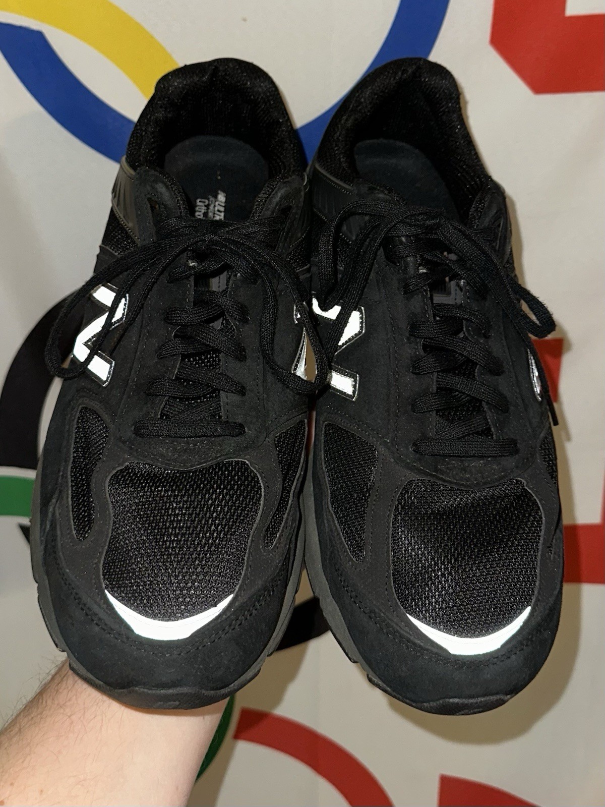 New Balance 990v5 Athletic Shoes Sneakers Mens 14 4E Black thumbnail 2