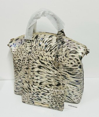 BRAHMIN NWT OBSESSION LARGE DUXBURY BAG & ADY WALLET ~ GENUINE LEATHER 