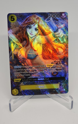 One Piece Card Game Nami SP OP08-108 Foil EN Proxy Card 