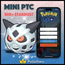 Pok mon PTC Go - Shiny Glalie - 80K Stardust  Read Description  