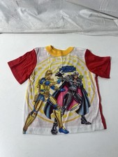 Vintage 1987 CAPTAIN POWER Pajama Shirt Boys XS Comic 80's No Tag 12  