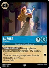 2023 Disney Lorcana: 1 - Aurora Briar Rose  138/204, Common, Near Mint 
