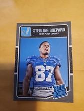 2016 Donruss Football Card Sterling Shepard Rated Rookie #394. rookie card picture