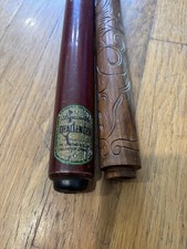 2 Vintage One Piece Pool Cues Brunswick Chall...