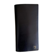S.T. Dupont Black Leather Agenda Pocket Organizer