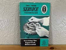 The Ford Service Technician Manual 6 Servicing The Equa-lock Differential 1959 The Ford Service Technician Manual 6 Servicing The Equa-lock Differential 1959