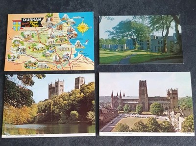 Vintage Souvenir Postkarten Durham - Trevelyan College, Die Kathedrale & Karte
