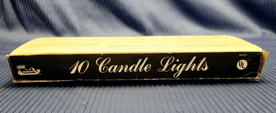 Vtg. Bronson 10 Candle Lights - Twinkling Or Steady Burning - Image 2 of 4
