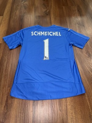 Leicester City 2016 home football shirt jersey PUMA size S 19  Schmeichel #1