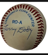 LARRY DOBY signed baseball