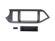 Radio faceplate DIN car radio for Kia Picanto from 2011 without start-stop