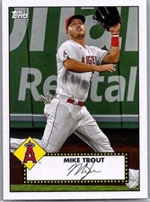 2021 Topps #T52-27 Mike Trout 1952 Topps Redux