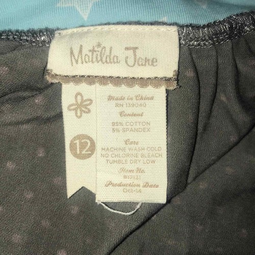 Matilda Jane MJC Hello Lovely Lots of Dots Skirt Elastic Waist Pull On sz 12 - Picture 3 of 5