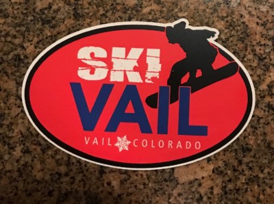 Vail Snowboard Sticker - Snowboarding Skiing Colorado Mountain Sports ...