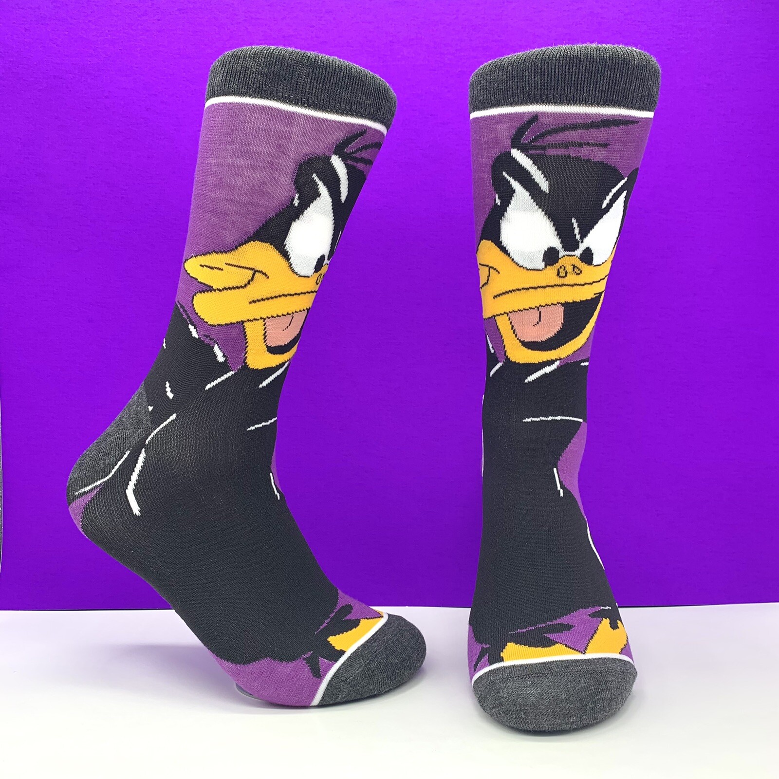 Daffy Duck Looney Tunes Adult Crew Socks for Men and Women-image