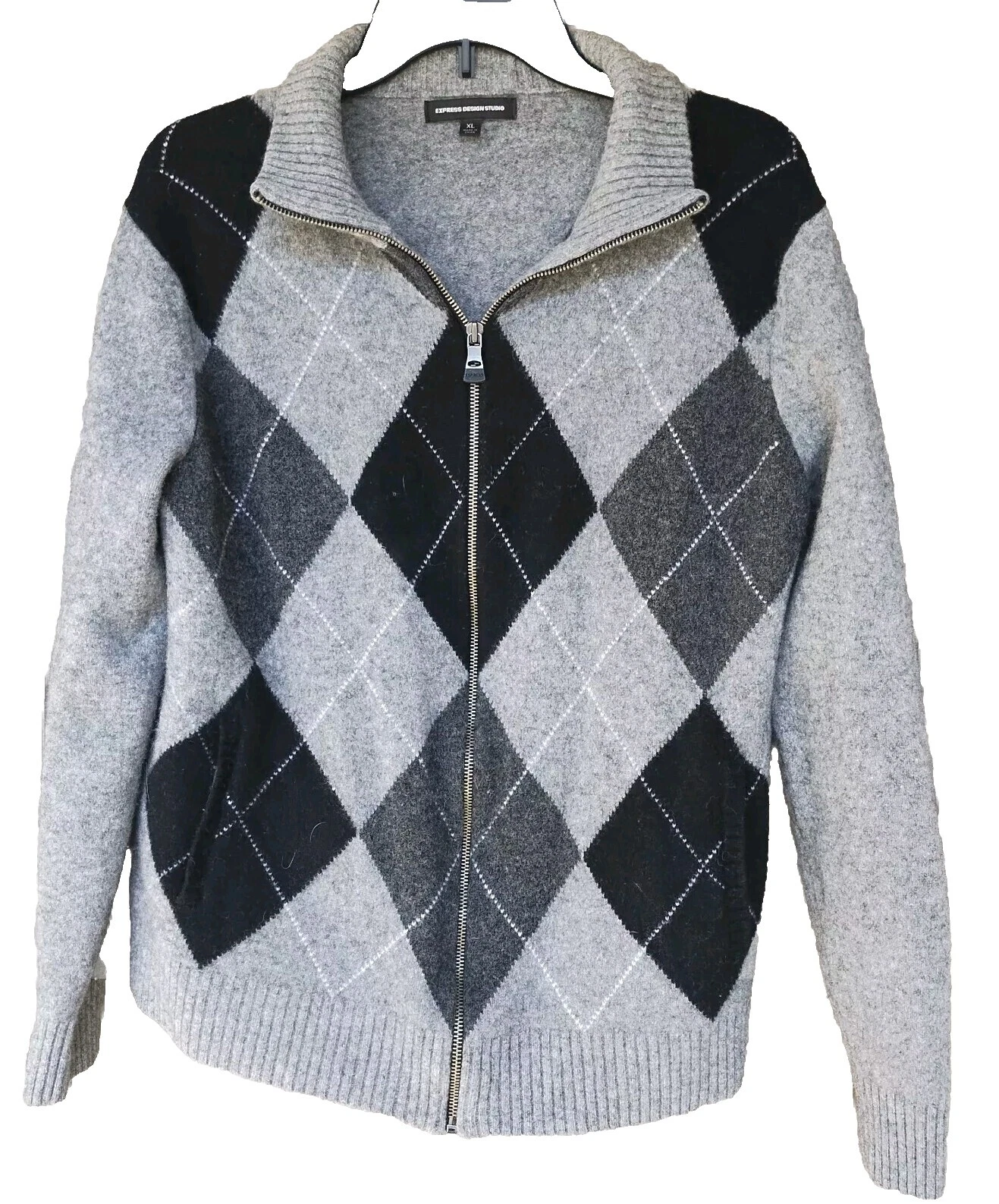 Cardigã Express Suéteres Multicolor para Homens