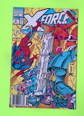 X-Force #4 Vol. 1 1991 Marvel Comics Newsstand 7.0 Comic Book G23-131