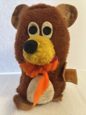 Vintage 1973 Russ Berrie  Co.  Wooley Bear  plush 7  Handmade In USA