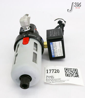 【^ ^】 17720 KOGANEI FILTER REGULATOR W/ PRESSURE GAUGE, GS1-50-DL FR300