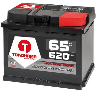 Autobatterie 65Ah 620A Starterbatterie Batterie ersetzt 55Ah 60Ah 61Ah 62A 64Ah