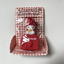Vintage 1999 Sanrio My Melody Novelty Fortune Stamp Keychain still has ink 