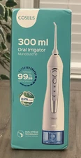 Coslus 300ml BPA Free Oral Irrigator Dual Stream Technology, 3 Modes, IPX7 White