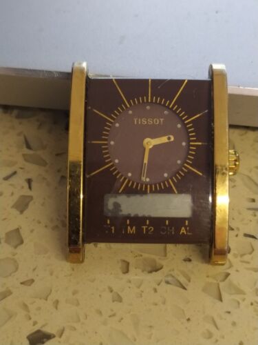 TISSOT TWO TIMER D377 ANALOG/DIGITAL fFOR PARTS ONLY - Picture 3 of 4