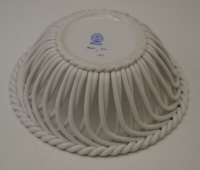 HEREND HUNGARY ROTHSCHILD BIRD RETICULATED BOWL 5 HEREND HUNGARY ROTHSCHILD BIRD RETICULATED BOWL 5