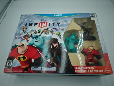 Disney Infinity Starter Pack Monster Inc (Nintendo Wii U)  New, Sealed 