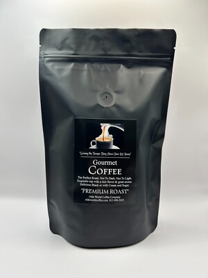 2026 Premium Roast Coffee - 12 oz -  Fresh Roasted Daily - Whole Bean Coffee