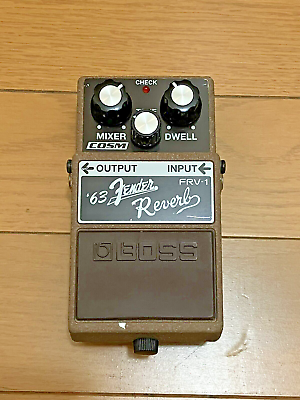 Boss FRV-1 Fender Reverb Made in Taiwan Effects Pedals Used Boss FRV-1 Fender Reverb Made in Taiwan Effects Pedals Used