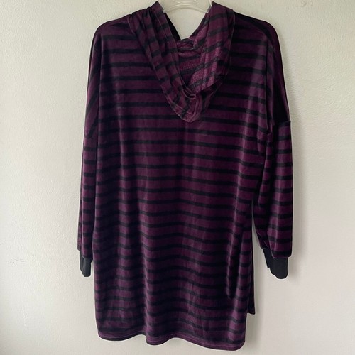 Simply Vera Vera Wang Velour Velvet Hoodie Dress Size XXL - Picture 8 of 10