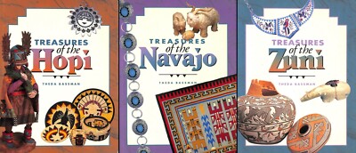Treasures Of The Hopi Navajo Zuni by Theda Bassman Lot of 3 SC