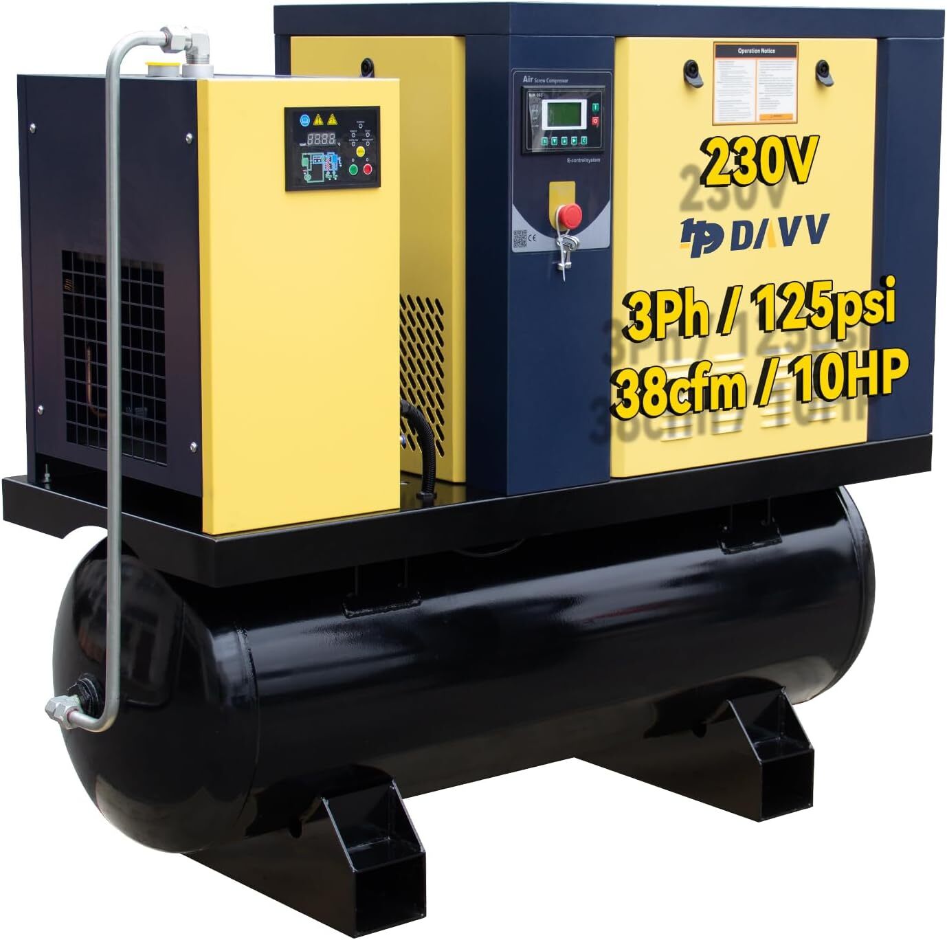 W/80 Gallon Tank +air Dryer 39cfm