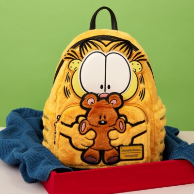 garfield mini backpack and Pooky DMG SCY Its a nostalgic and playful accessory for fans of the lasagna Nickelodeon Classic Comic Character Face