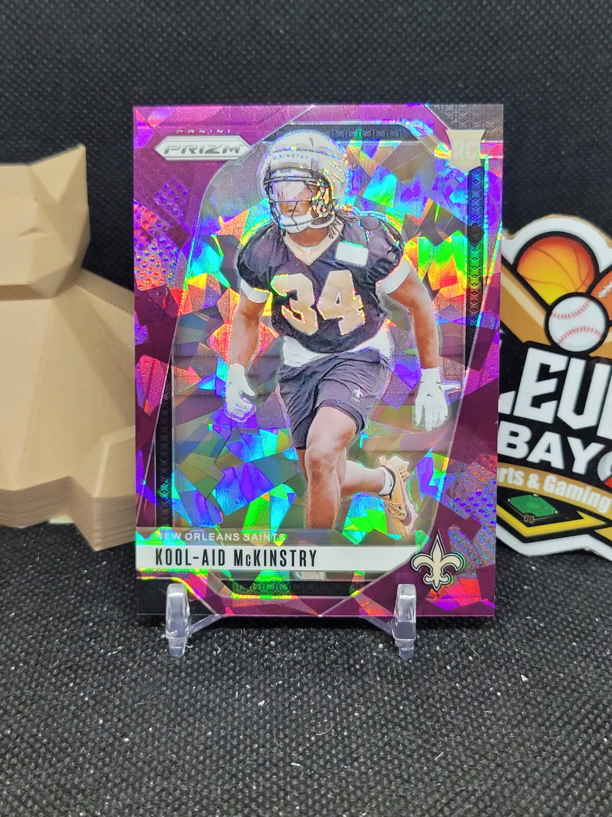 Kool-Aid McKinstry 2024 Panini Prizm Rookies Purple Ice Prizm #363 /225 RC (BHR)
