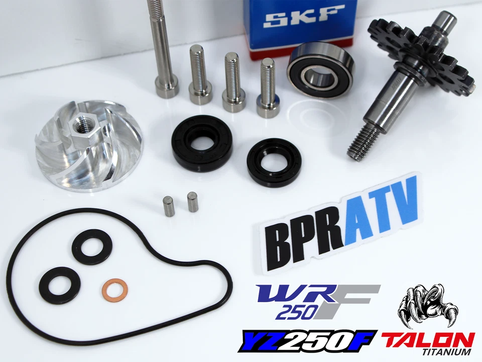 Kit de reconstrucción de sello de cojinete de engranaje de eje impulsor de bomba de agua para Yamaha YZ250F WR250F Foto 4 de 4