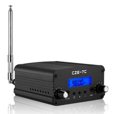 1W/7W FM Transmitter for Drive-in Church Audio Sender Radio Broadcast Station