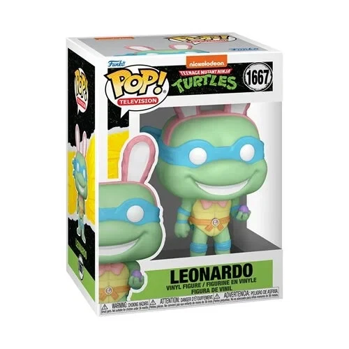 Funko POP! Teenage Mutant Ninja Turtles Easter Leonardo Figure #1667 + Protector