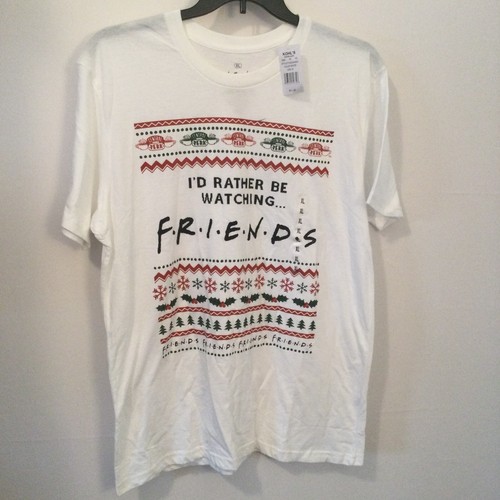 Christmas Friends Mens Size XL Rather Be Watching T-Shirt NEW NWT