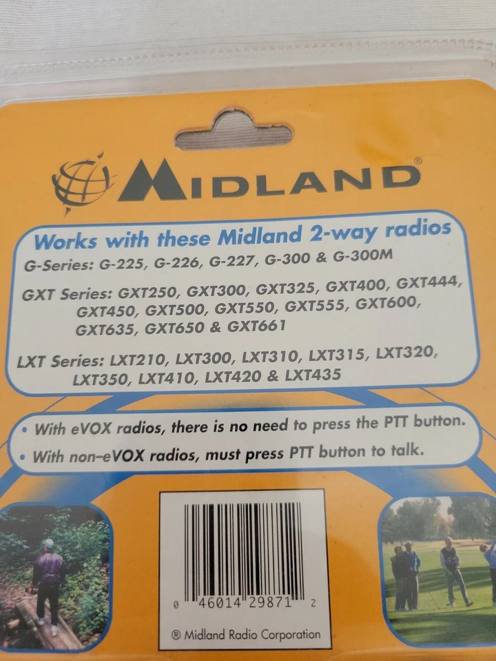 Midland AVP1 | Over the Ear 2-Way Radio Headsets Boom Microphone PTT Button - Image 3 of 3