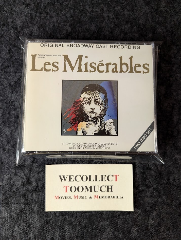 Les Miserables Original Broadway Cast Recording 1987 CD Geffen 2