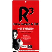 BLONDIE Concert Ticket Stub LAS VEGAS 8/30/99 HARD ROCK CASINO NO EXIT TOUR Rare