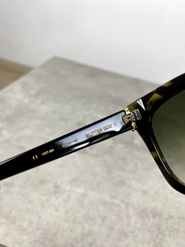 Chrome Hearts GLITTER GOO 2 II Hot-Bk Sunglasses - Picture 5 of 17
